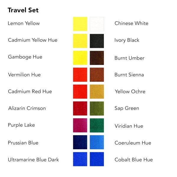 Daler Rowney Aquafine Watercolor Travel Set - Image 2