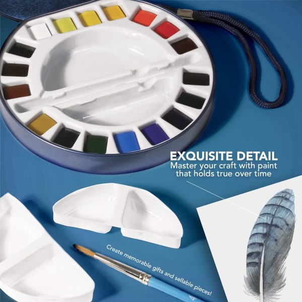 Daler Rowney Aquafine Watercolor Travel Set - Image 7