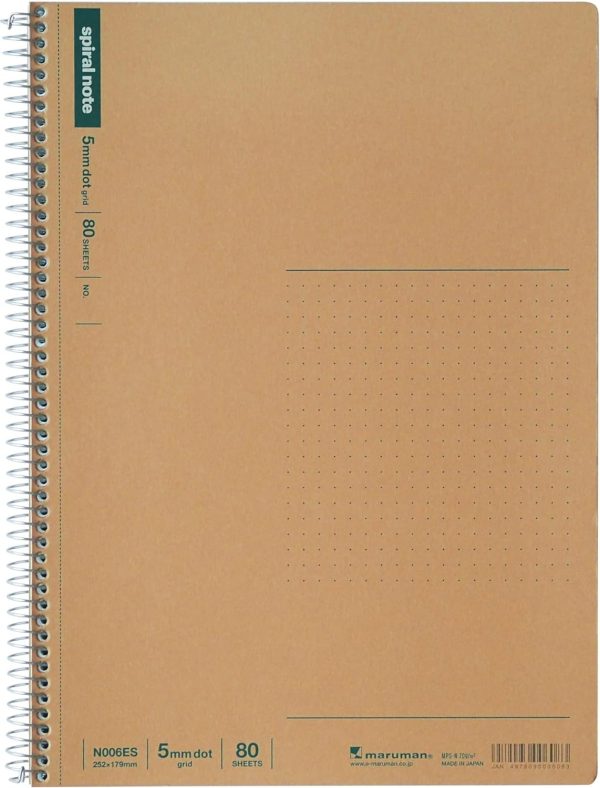 Maruman Spiral Notebook - A5 80 Sheets