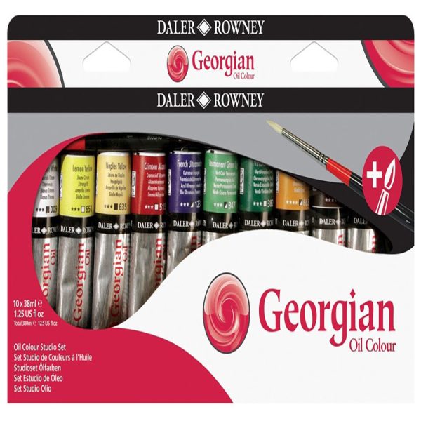 Daler Rowney Georgian Oil Colour Set (10x38ml)