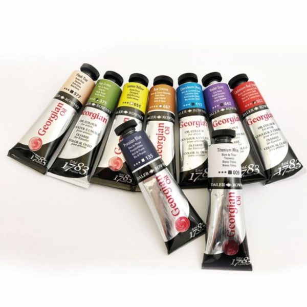 Daler Rowney Georgian Oil Colour Set (10x38ml) - Image 4